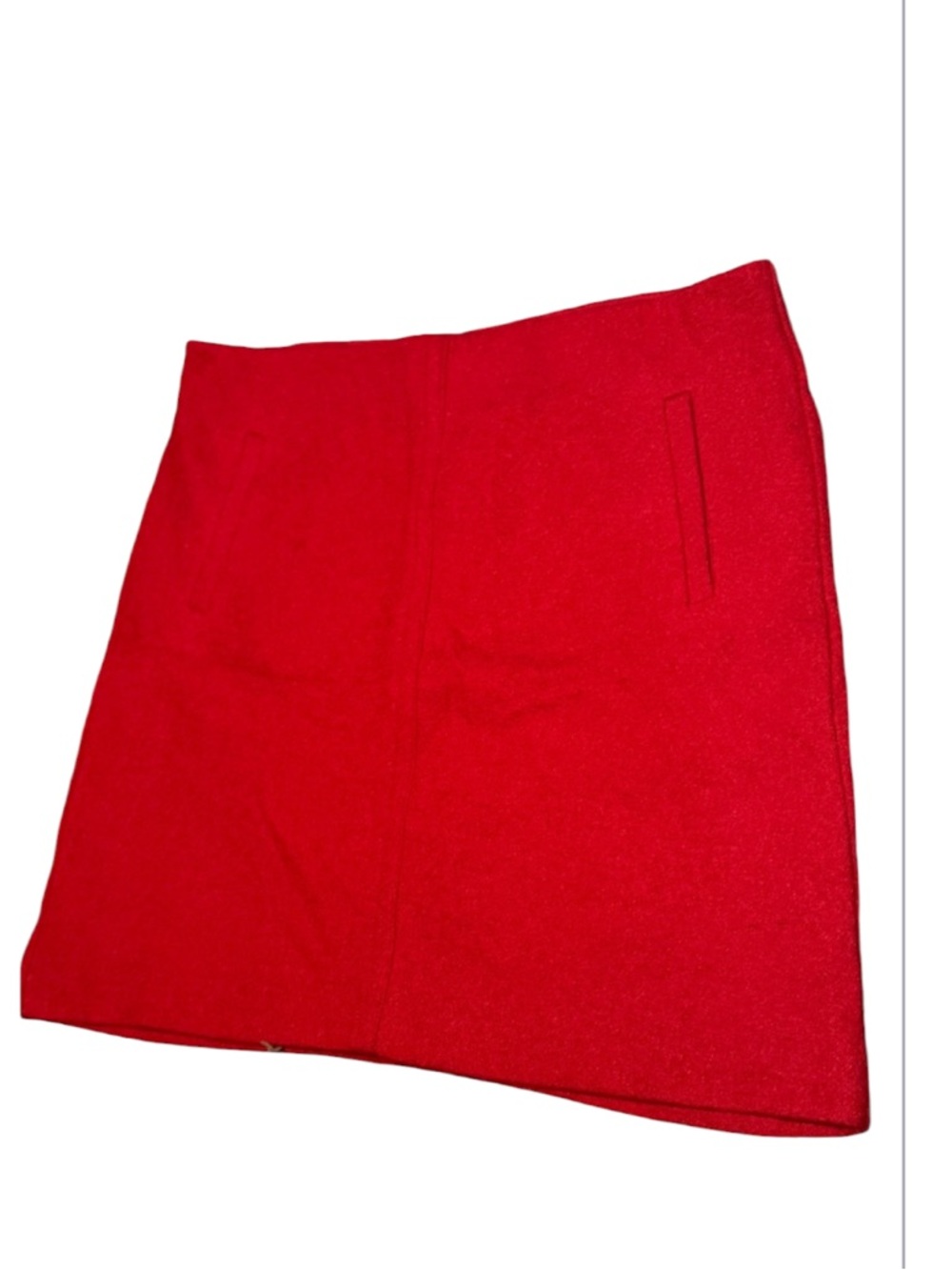 Ann Taylor Vibrant Red Mini Skirt size 16 new with tag